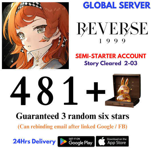 [GLOBAL] 481+Unilogs+3 Random 6 Stars Reverse: 1999 Reroll Starter Account