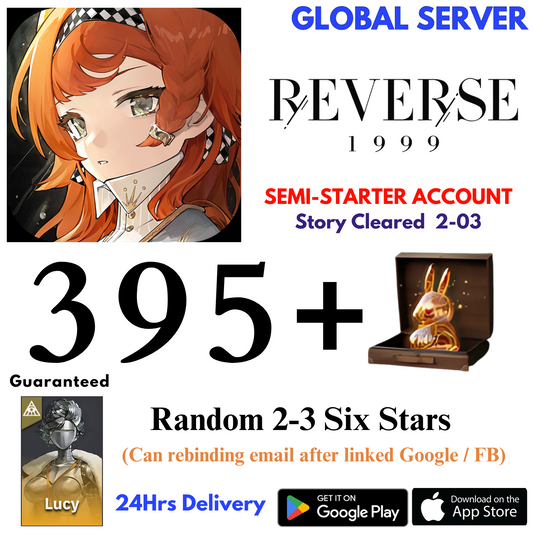 [GLOBAL] 395+Unilogs+Lucy Reverse: 1999 Reroll Starter Account