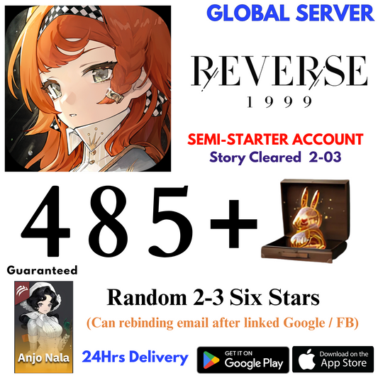 [GLOBAL] 485+Unilogs+Anjo Nala Reverse: 1999 Reroll Starter Account