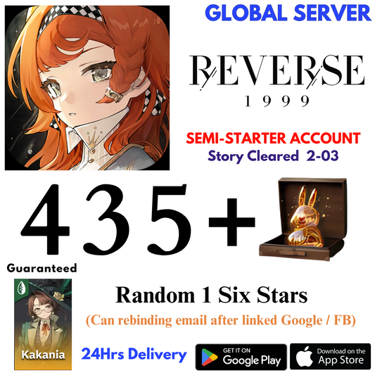 [GLOBAL] 435+Unilogs+Kakania Reverse: 1999 Reroll Starter Account