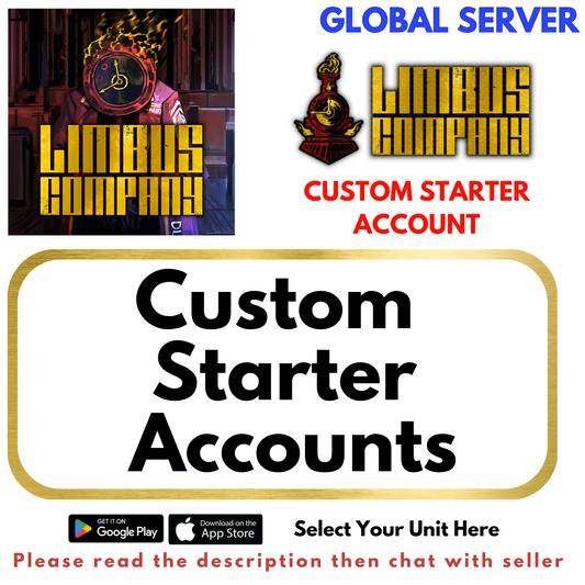 [GLOBAL] Custom Selective Starter Accounts Limbus Company