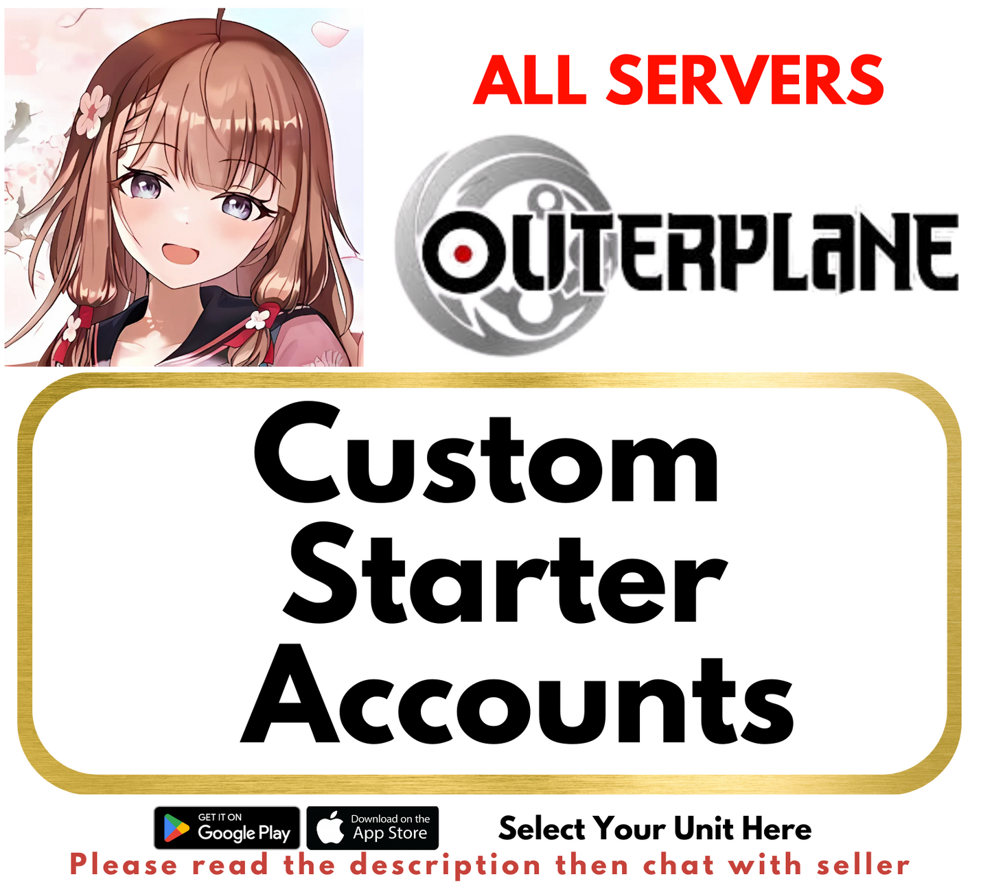 [ALL SERVERS] Custom Selective Starter Accounts OUTERPLANE